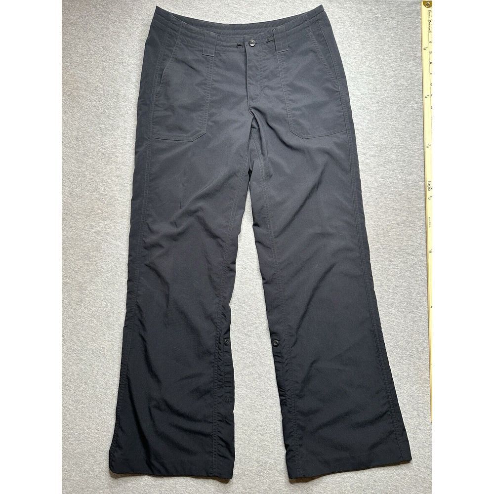 Patagonia Womens Pants Black Size‎ 6 Straight Leg Mid Rise Polyamide Nylon Blend
